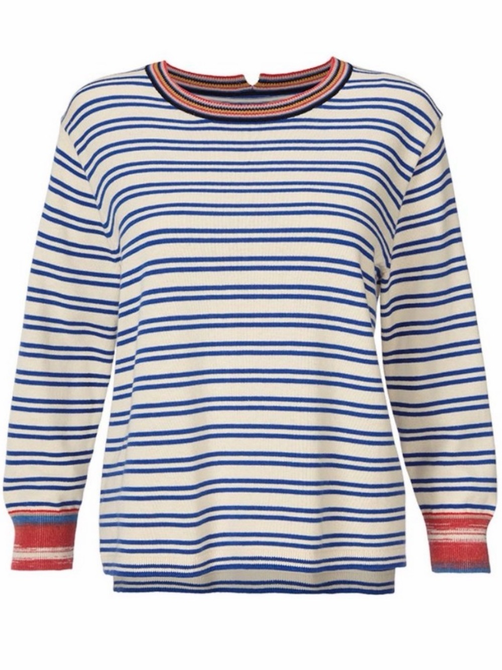 CAbi Cadet Striped Crewneck Pullover #5830 XL